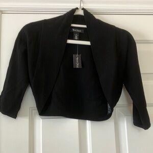 NWT WHBM Black Shrug